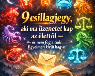9 csillagjegy, aki ma üzenetet kap az élettől — és nem fogja tudni figyelmen kívül hagyni