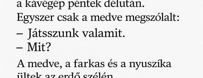VICC: A medve és a farkas kiröhögték a nyuszikát… aztán jött a vége, amitől mindenki ledobja a telefont