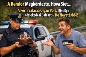 A Rendőr Megkérdezte, Hova Siet… A Férfi Válasza Olyan Volt, Mint Egy Közlekedési Baleset – De Nevetésből!