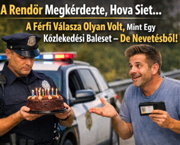 A Rendőr Megkérdezte, Hova Siet… A Férfi Válasza Olyan Volt, Mint Egy Közlekedési Baleset – De Nevetésből!