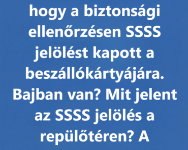 Mit jelent az „SSSS” a beszállókártyán? 3 minutes read 56780 Views
