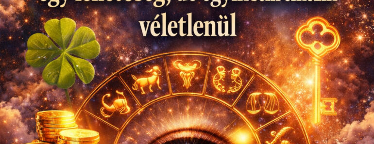 Szerencsehoroszkóp 9 csillagjegyre – Valakinél most pénz jön, valakinél egy lehetőség, de egyik sem érkezik véletlenül
