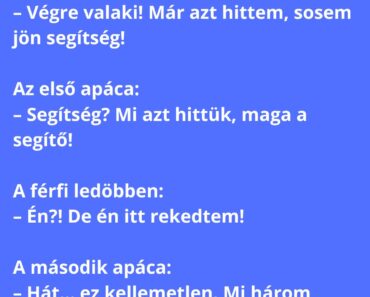 A hajótörött már majdnem feladja, amikor három apáca érkezik.