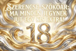 „Szerencse-szökőár: Ma minden jegynek jut egy kis extra!”