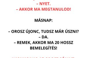 Vicc: Az Orosz újonc..