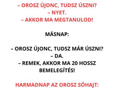 Vicc: Az Orosz újonc..