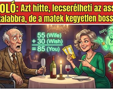 SOKKOLÓ: Azt hitte, lecserélheti az asszonyt egy fiatalabbra, de a matek kegyetlen bosszút állt!