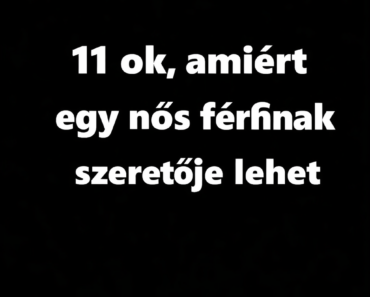 11 ok, amiért egy nős férfinak szeretője lehet