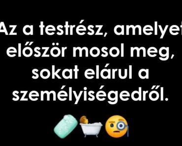 Mit árul el rólad az, ahogy minden nap zuhanyzol?