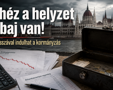 „Nehéz a helyzet és baj van!” – Több mint 3420 milliárdos hiánnyal veheti át az ország irányítását a Tisza