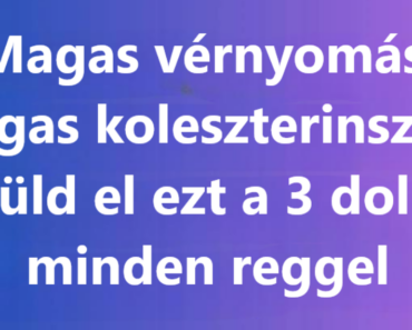 Magas vérnyomás, magas koleszterin: ezt a 3 dolgot kerüld reggel