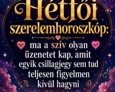 Hétfői szerelemhoroszkóp: ma a szív olyan üzenetet kap, amit egyik csillagjegy sem tud teljesen figyelmen kívül hagyni