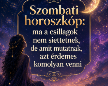 Szombati horoszkóp: ma a csillagok nem siettetnek, de amit mutatnak, azt érdemes komolyan venni