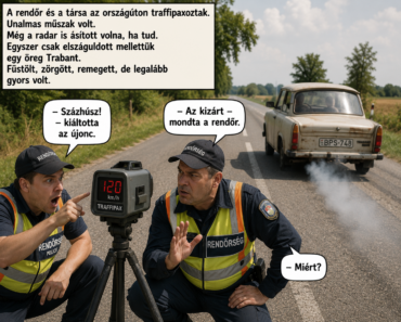 A radar százhúszat mutatott… aztán jött a Trabant brutális titka 😄 A radar százhúszat mutatott… aztán jött a Trabant brutális titka 😄