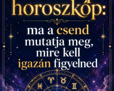 Vasárnapi horoszkóp: ma a csend mutatja meg, mire kell igazán figyelned