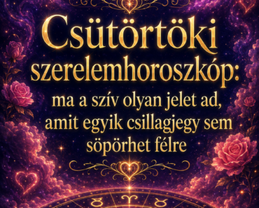 Csütörtöki szerelemhoroszkóp: ma a szív olyan jelet ad, amit egyik csillagjegy sem söpörhet félre