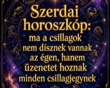 Szerdai horoszkóp: ma a csillagok nem dísznek vannak az égen, hanem üzenetet hoznak minden csillagjegynek
