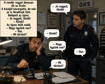 A rendőr már majdnem megoldotta az ügyet… aztán megszólalt az öreg bácsi 😄 A rendőr már majdnem megoldotta az ügyet… aztán megszólalt az öreg bácsi 😄