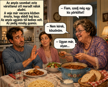 Ez az anyós-vicc a végén akkorát üt, hogy lecsúszol a székről