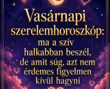Vasárnapi szerelemhoroszkóp: ma a szív halkabban beszél, de amit súg, azt nem érdemes figyelmen kívül hagyni