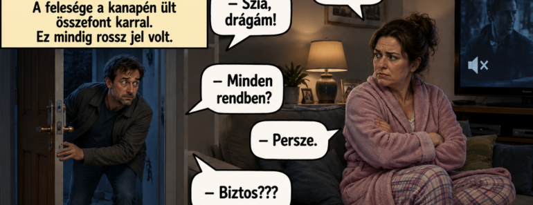 Ez a férj-feleség vicc a végén akkorát üt, hogy lefordulsz a székről