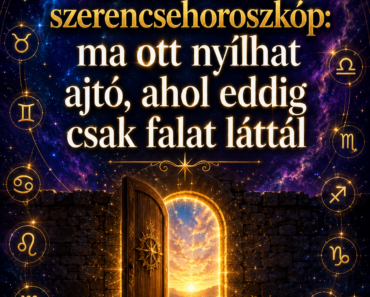 Csütörtöki szerencsehoroszkóp: ma ott nyílhat ajtó, ahol eddig csak falat láttál