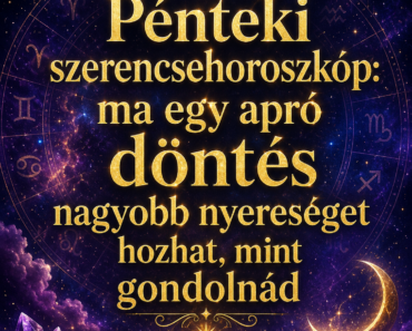 Pénteki szerencsehoroszkóp: ma egy apró döntés nagyobb nyereséget hozhat, mint gondolnád