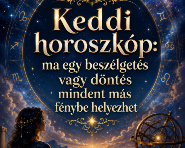 Keddi horoszkóp: ma egy beszélgetés vagy döntés mindent mås fénybe helyezhet Keddi horoszkóp: ma egy beszélgetés vagy döntés mindent mås fénybe helyezhet