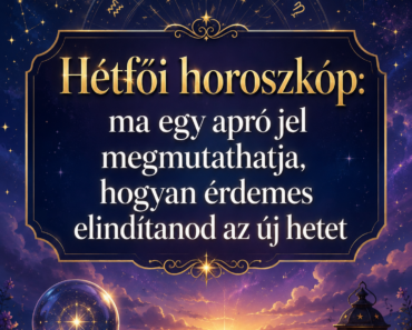 Hétfői horoszkóp: ma egy apró jel megmutathatja, hogyan érdemes elindítanod az új hetet Hétfői horoszkóp: ma egy apró jel megmutathatja, hogyan érdemes elindítanod az új hetet