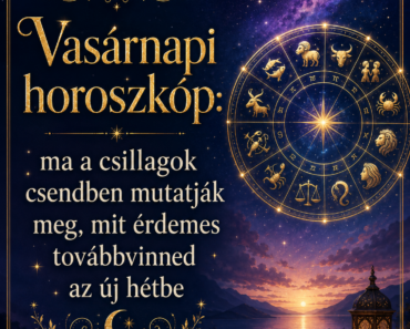 Vasárnapi horoszkóp: ma a csillagok csendben mutatják meg, mit érdemes továbbvinned az új hétbe Vasárnapi horoszkóp: ma a csillagok csendben mutatják meg, mit érdemes továbbvinned az új hétbe