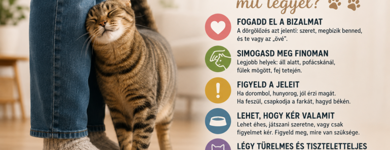 Amikor a macska hozzád dörgölőzik, mit tegyél?