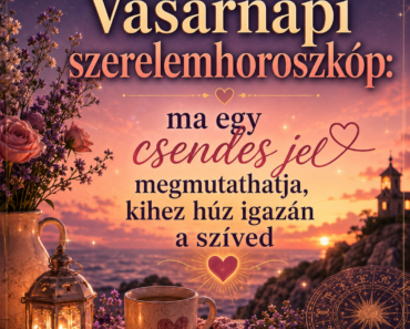 Vasárnapi szerelemhoroszkóp: ma egy csendes jel megmutathatja, kihez húz igazán a szíved Vasárnapi szerelemhoroszkóp: ma egy csendes jel megmutathatja, kihez húz igazán a szíved